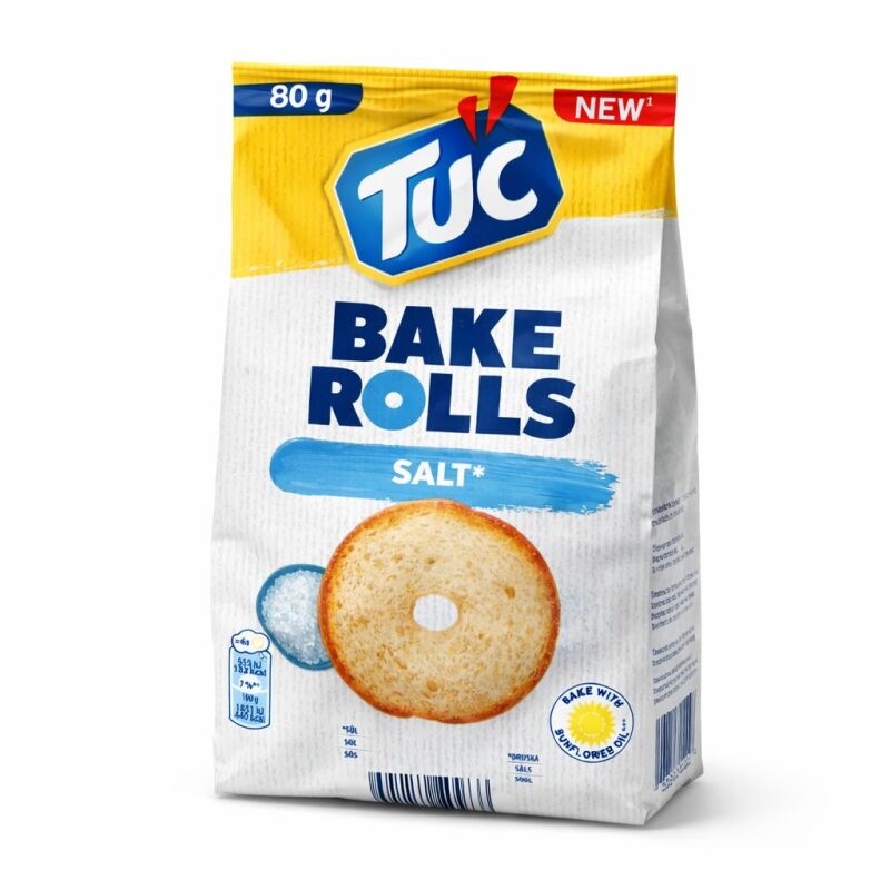 Tuc Bake Rolls sůl 80 g